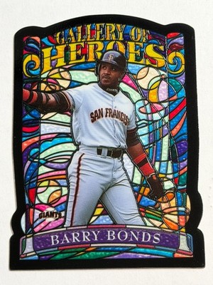 Barry Bonds 1998 Topps Gallery of Heroes Stained Glass SP San Francisco Giants