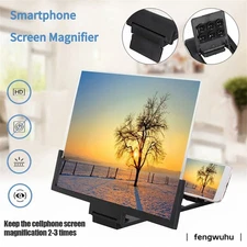 Smartphone Screen Magnifier 3D Video Mobile Phone Amplifier Stand Bracket