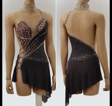 ice figure skating competition dress Gymnastics costume dance Dress dyeing