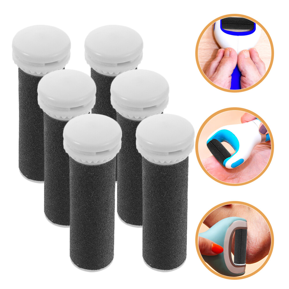 6 Pcs Pedicure Tools Electric Foot File Roller Replacement Refill eBay