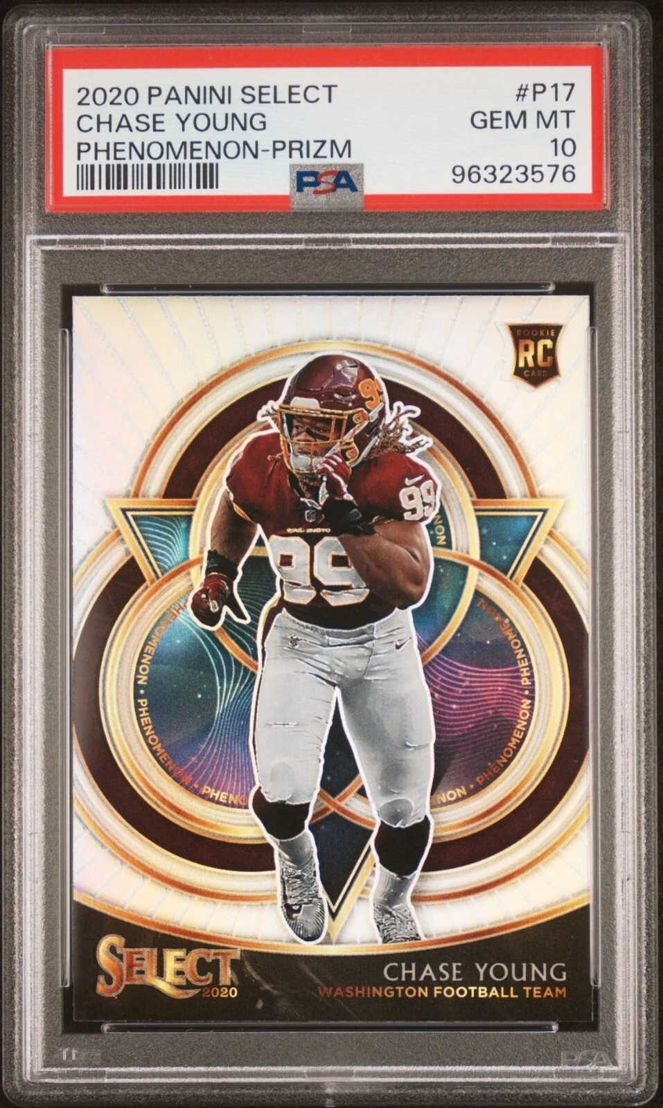 Chase Young Panini Select Phenomenon #P17 Prizm