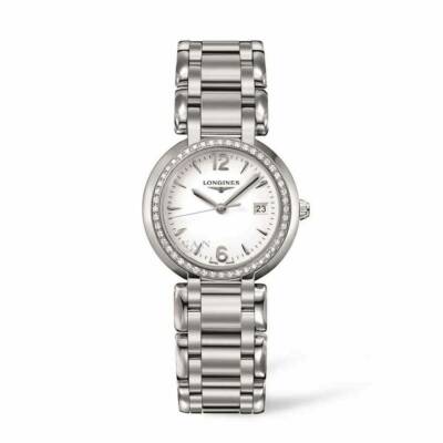 Orologio aus Quarz Longines PrimaLuna L8.112.0.16.6 mit Diamanten