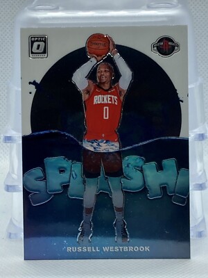 2019-20 Donruss Optic Splash! Russell Westbrook #10 Houston Rockets