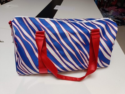 Buffalo Bills Duffle Bag Striped ''Shout'' Pattern Waterproof
