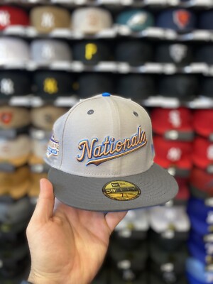 New Era Washington Nationals 2019 All Star  Gray 59fifty Fitted Hat (Sz 7 3/4)