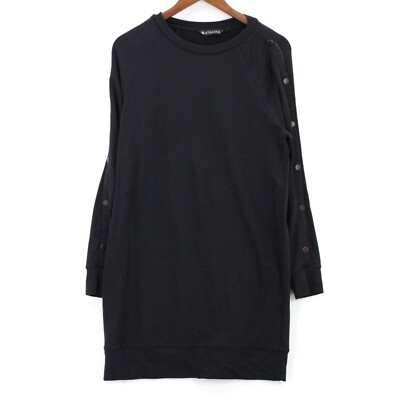 Athleta Dress Womens Snappy Sweatshirt Dress Athletic Casual Knit Terry  Knit S
