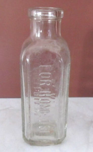 VTG Antique Charles HIRES HOUSEHOLD EXTRACT Bottle Embossed Philadelphia Remedy