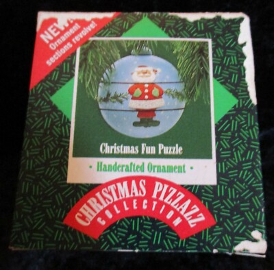 Hallmark Keepsake Christmas Ornament '' Christmas Fun Puzzle'' 1987