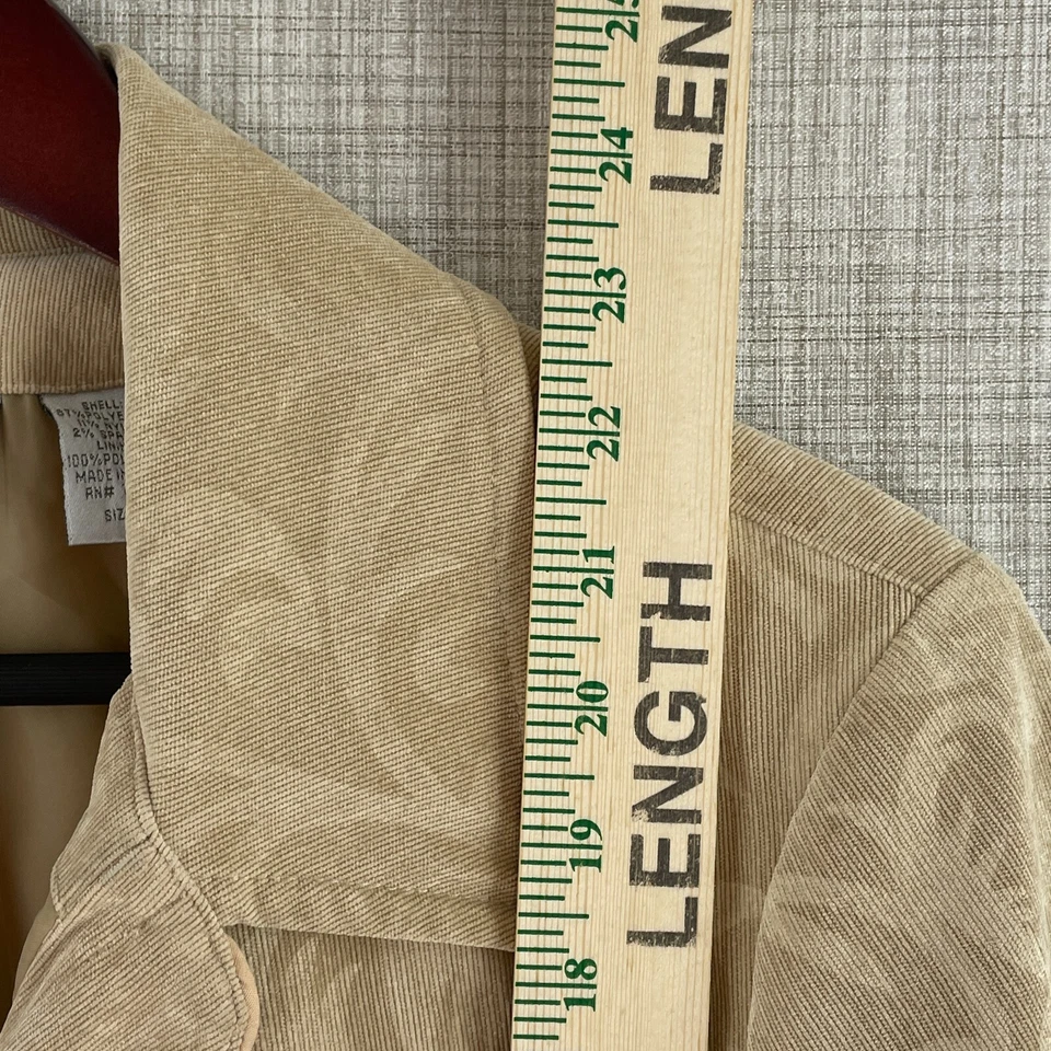 Blazer de pana Chico's para mujer 1 (L) tostado 3831 Foto 4 de 4