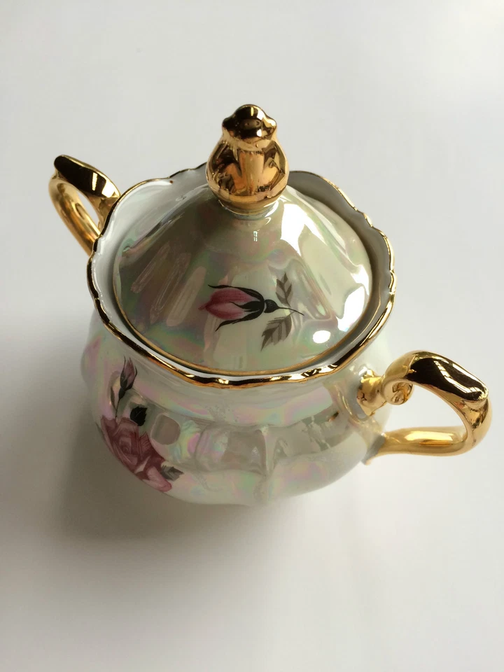 BAVARIA 1, Kaffeeservice für 2 Personen, Rosen und Gold | coffee set for 2 - Bild 4 von 4