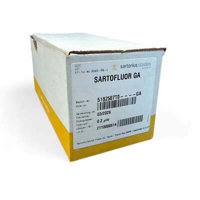 Sartorius Stedim Biotech Sartofluor GA Filter 5182507T0 - GA   0.2 µm - New in B