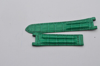 CARTIER PASHA LEDER ARMBAND LEATHER BRACELET 18MM DORNSCHLIESSE 16MM 18-16  GRÜN