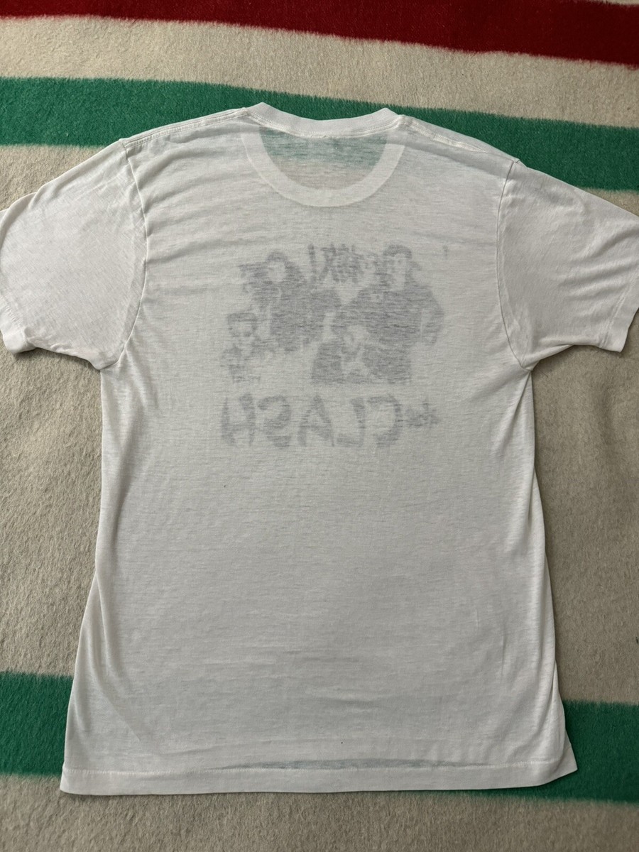 Vintage 80s 1981 The Clash Sandino Sandinista Paper Thin Shirt