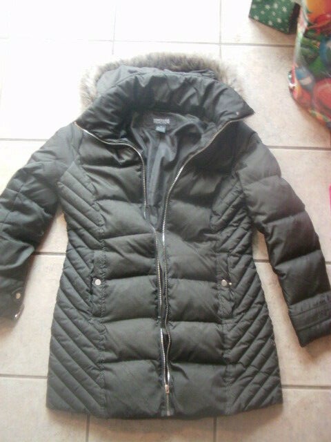 kenneth cole womens puffer coat