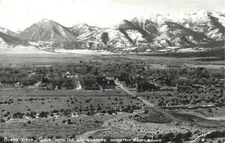 RPPC Birds Eye View Buena Vista CO Real Photo Sanborn P222