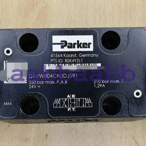 Parker Hydraulic Valve / Solenoid Valve, Model D1VW004CNJDJ591, New