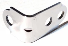 ‘L” Style Mirror Bracket 1-3/4 X 1” X 1-1/4” for Door Mirrors Chrome GG#33170BP