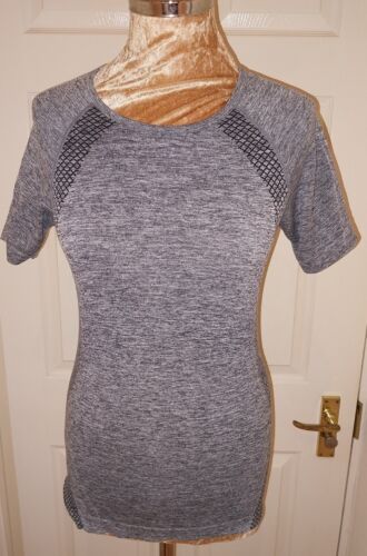 Kyodan Womens T-Shirt Size XS Grey Short Sleeve Round Neck Pullover. Stretchy.  - 第 1/6 張圖片