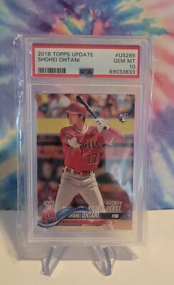 2018 TOPPS UPDATE SHOHEI OHTANI ROOKIE DEBUT PSA 10 | eBay