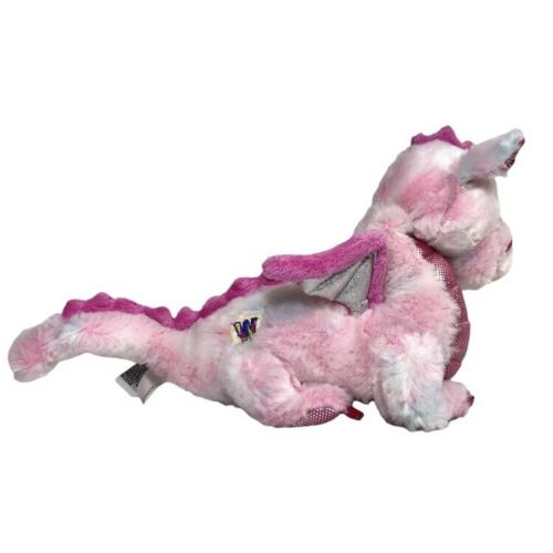 GANZ Webkinz Whimsy Dragon Retired HM156 Pink Glitter ~No Code~ - Picture 3 of 11