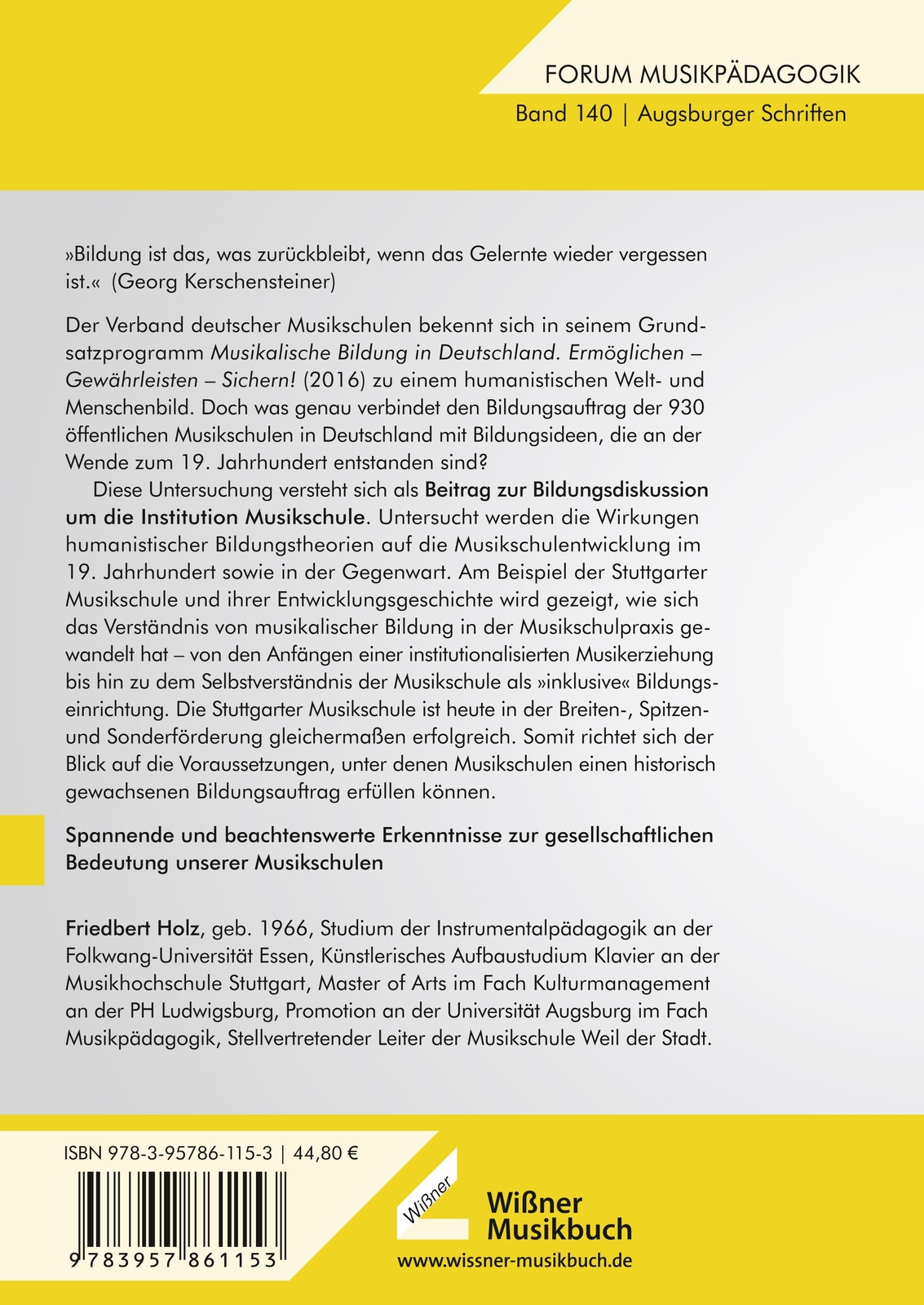 Thumbnail - Der Bildungsauftrag Von Musikschulen Friedbert Holz