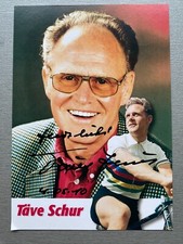 GUSTAV-ADOLF SCHUR DDR-Radrennfahrer Olympia signed Autogrammkarte 10x15