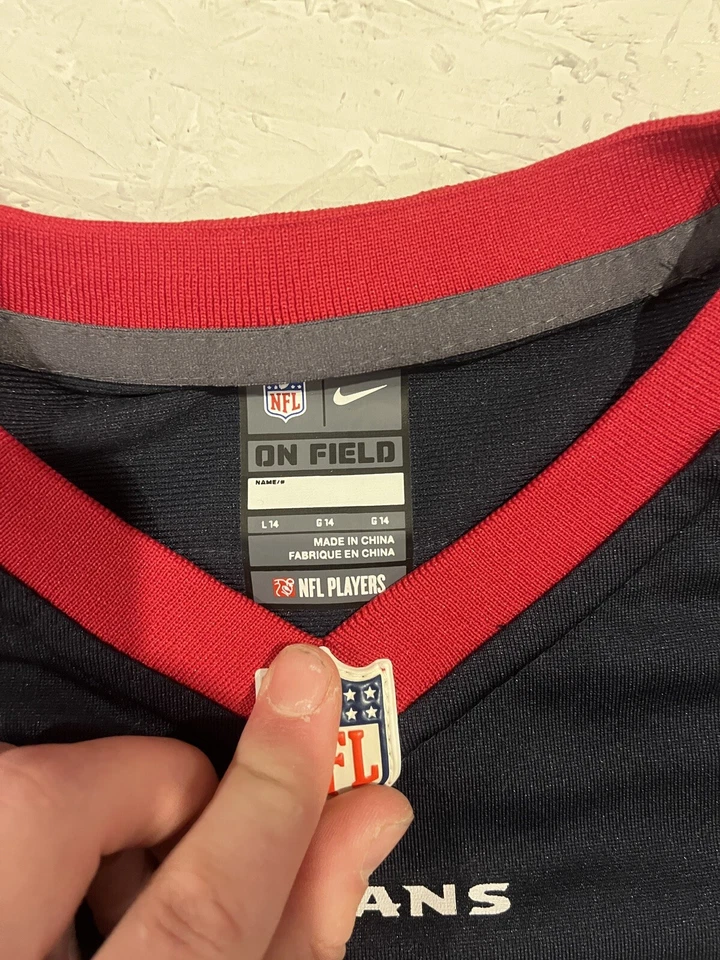 耐克 #99 JJ 瓦特休斯顿德州人在球场上 NFL 足球球衣儿童 14 码 — 第 4/4 张图片