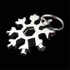 18-in-1 Snowflake Multi-Tool Stainless Steel Multitool Screwdriver Opener New