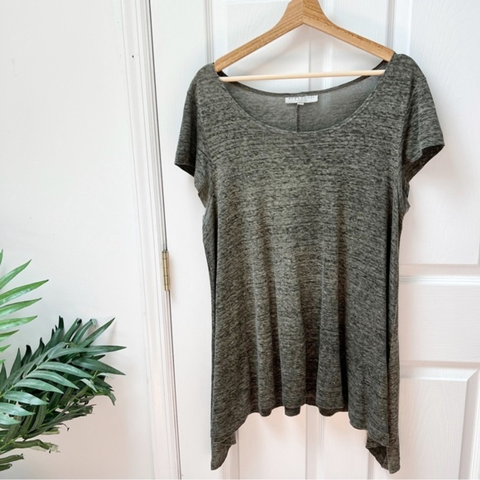 Bryn Walker Linen Lightweight Coverup Dress Size XS Gem