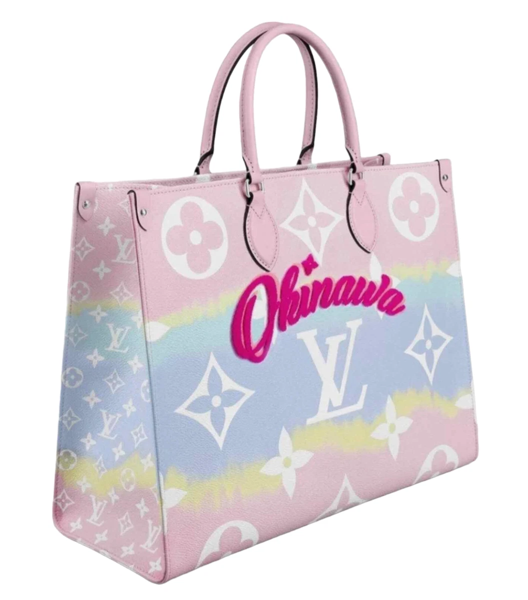 Louis Vuitton XL 2020 Escale Pastel Tote Bag Monogram Okinawa Japan Limited