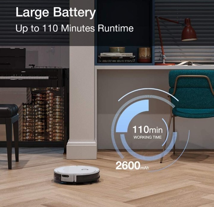 Ecovacs DEEBOT U2 Robot Vacuum Cleaner with Mop, Robotic Vacuum Cleaner