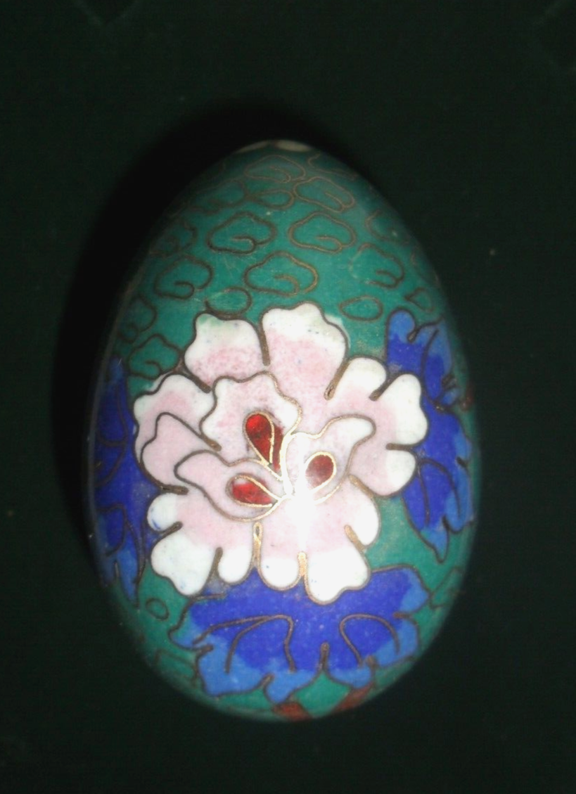 vintage cloisonne enamel egg eBay