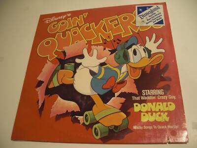 NEW IN SHRINK Vinyl LP Record Walt Disney Goin  Quackers Donald Duck 1980 #2513