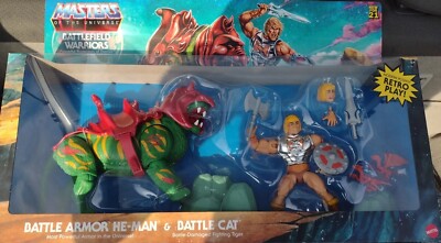 Masters of the Universe (Retro) Battlefield Warriors BattleCat Armor He-Man MOTU