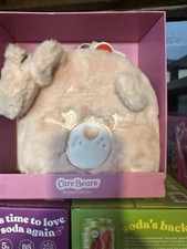 Care Bear Plush 2pc Backpack pink Set NIB includes small change purse VHTF new