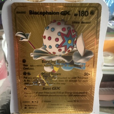 ●HAMBLOCK レア Blacephalon GX Mind Blown Gold Fan Art NM Hp180 | eBay