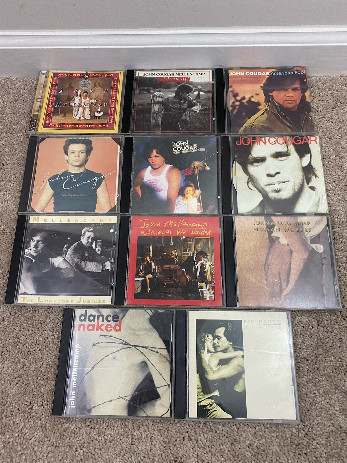 11 Cd Lot / John Cougar Mellencamp Nothin Matters American Fool Scarecrow Whene thumbnail 2