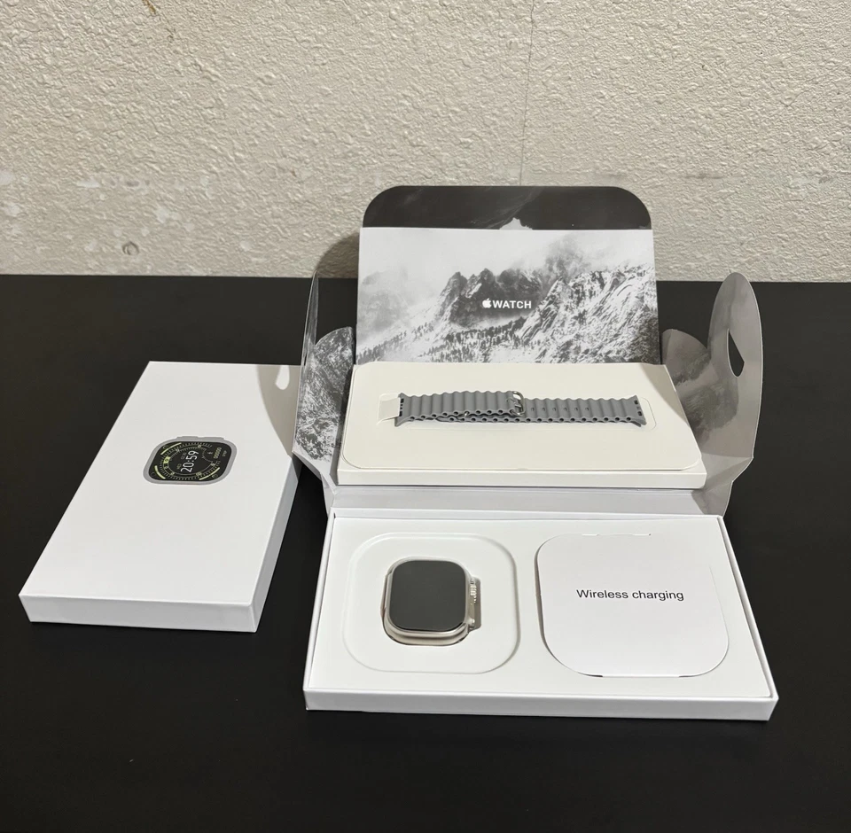Apple Watch Ultra 3 49 毫米钛饰面带灰色表带! — 第 4/4 张图片