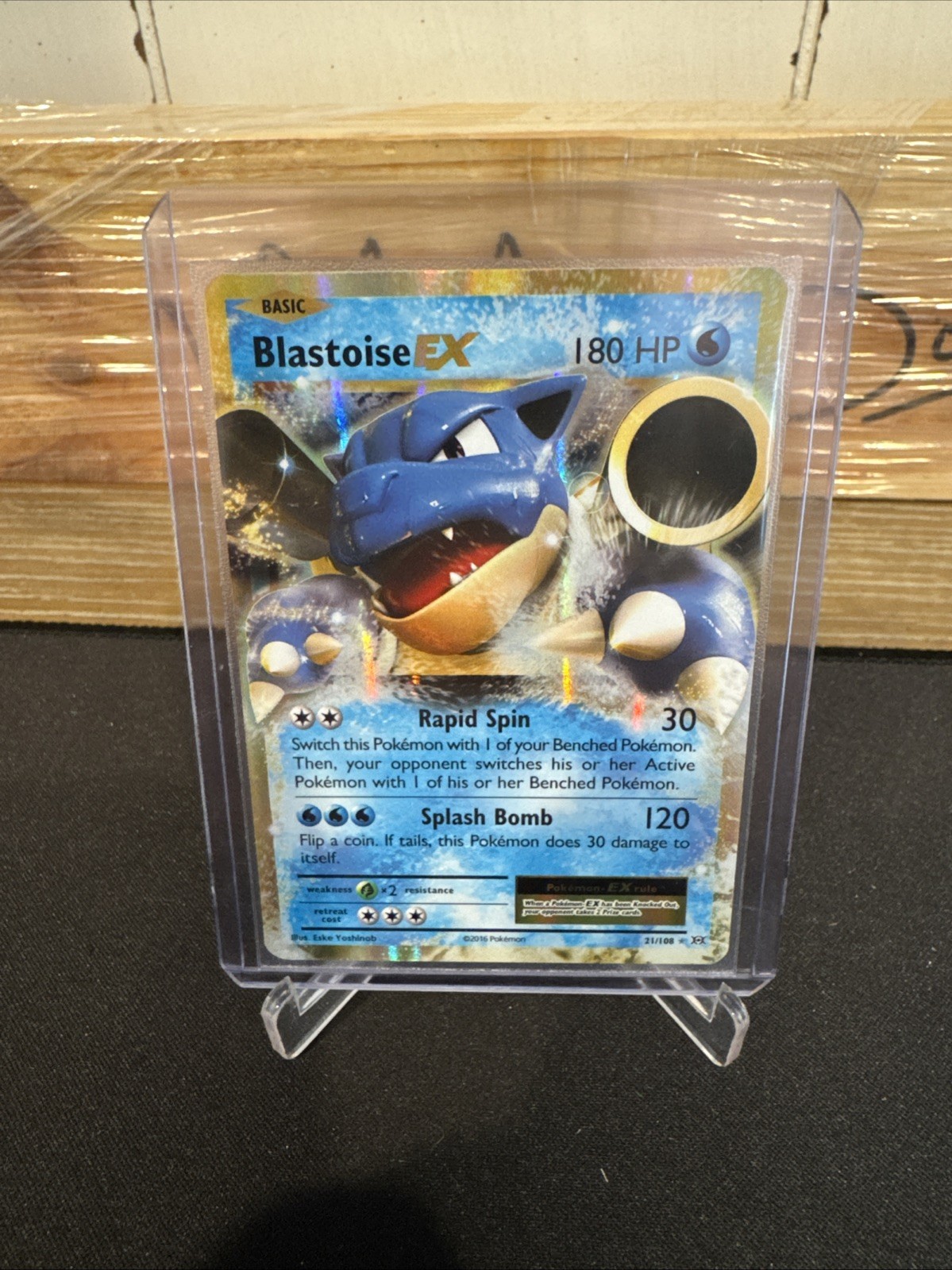 Blastoise EX 21/108 XY Evolutions NM Ultra Rare Pokemon Card