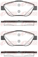 Remsa Bremsbelagsatz, Scheibenbremse 1392.10 FüR CitroËN DS Opel Peugeot