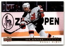 Randy McKay 2020-21 SP Signature Edition Legends UD Canvas #C-33 New Jersey