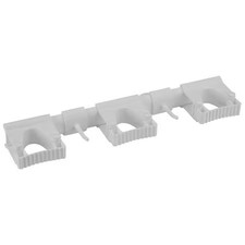 Vikan 10115 Tool Wall Bracket, 16 1/2 In L, White