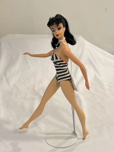 #3 Vintage mattel barbie doll rare w/nipples rerooted hair repaint face (4)