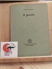 Giorgio Orelli, 6 Poesie, Scheiwiller 1964