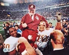 JOE GIBBS AUTOGRAPH SIGNED 8X10 WASHIGNTON REDSKINS PHOTO D BECKETT BAS COA