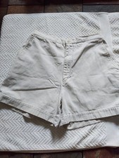 Vintage Eddie Bauer Women's Shorts Size8 Khaki Denim High Rise Mom Shorts