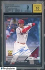 2018 Topps Now Blue Shohei Ohtani RC Rookie Jersey Number 17/49 BGS 9 w/ 10 AUTO