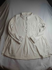 Soft Surroundings Top Womens 1X White Knit Bu...