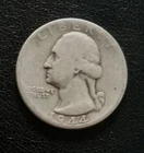 1944-P Washington Quarter 90% Silver Coin Uncertified Circulated