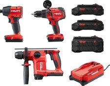 HILTI SID 6 Ultimate Set ( Impact driver, Rotary Hammer, hammer drill driver) 